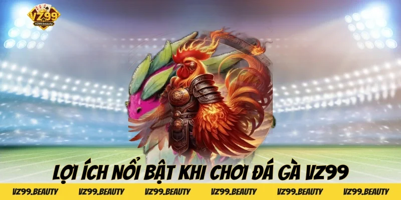 Lợi ích nổi bật khi chơi Đá Gà VZ99