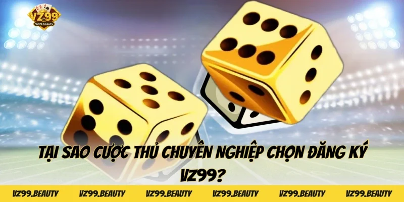 Tại sao cược thủ chuyên nghiệp chọn đăng ký VZ99?